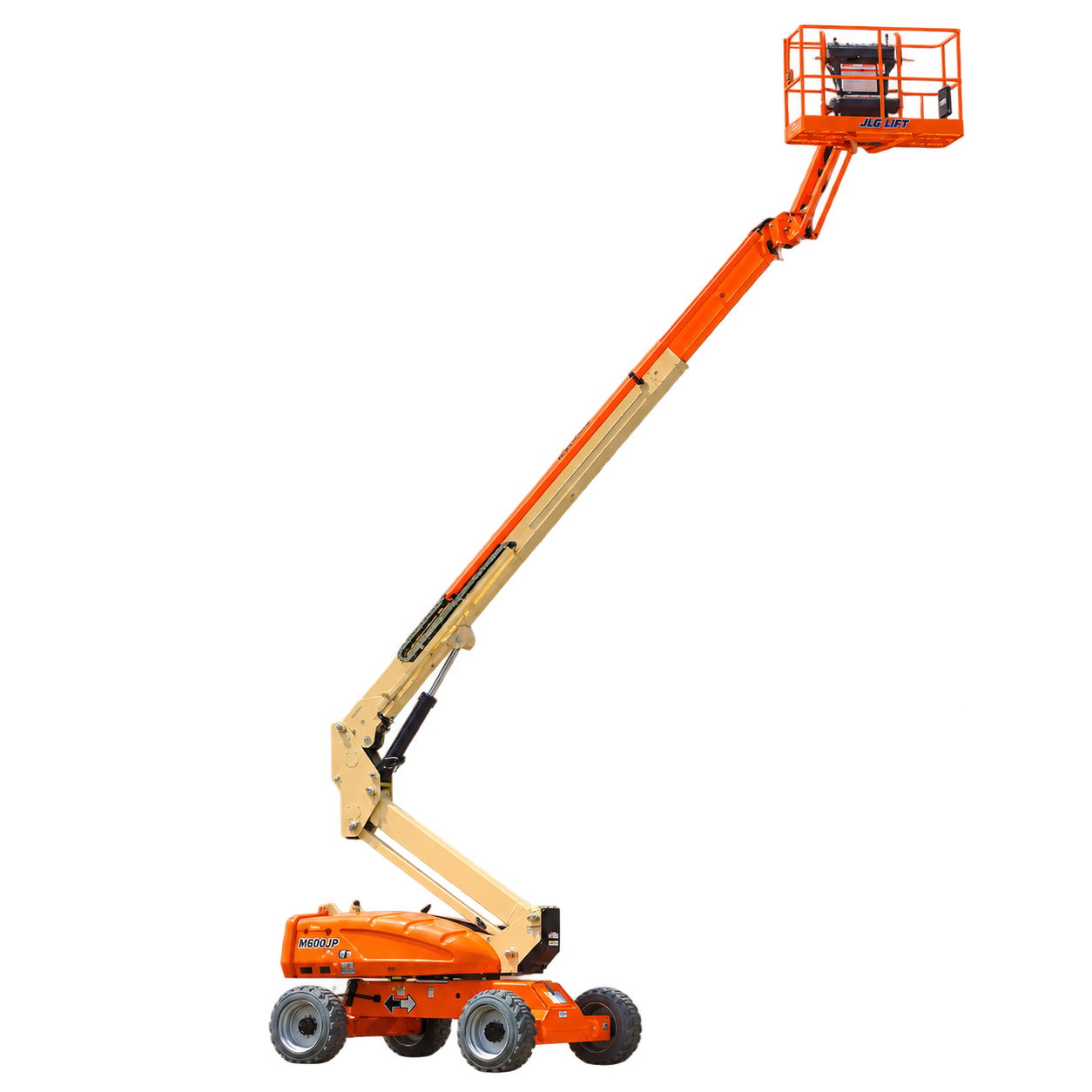İzmir Kiralık Manlift 31 20,39 metre Akülü / Hibrit Eklemli Platform — JLG M600JP