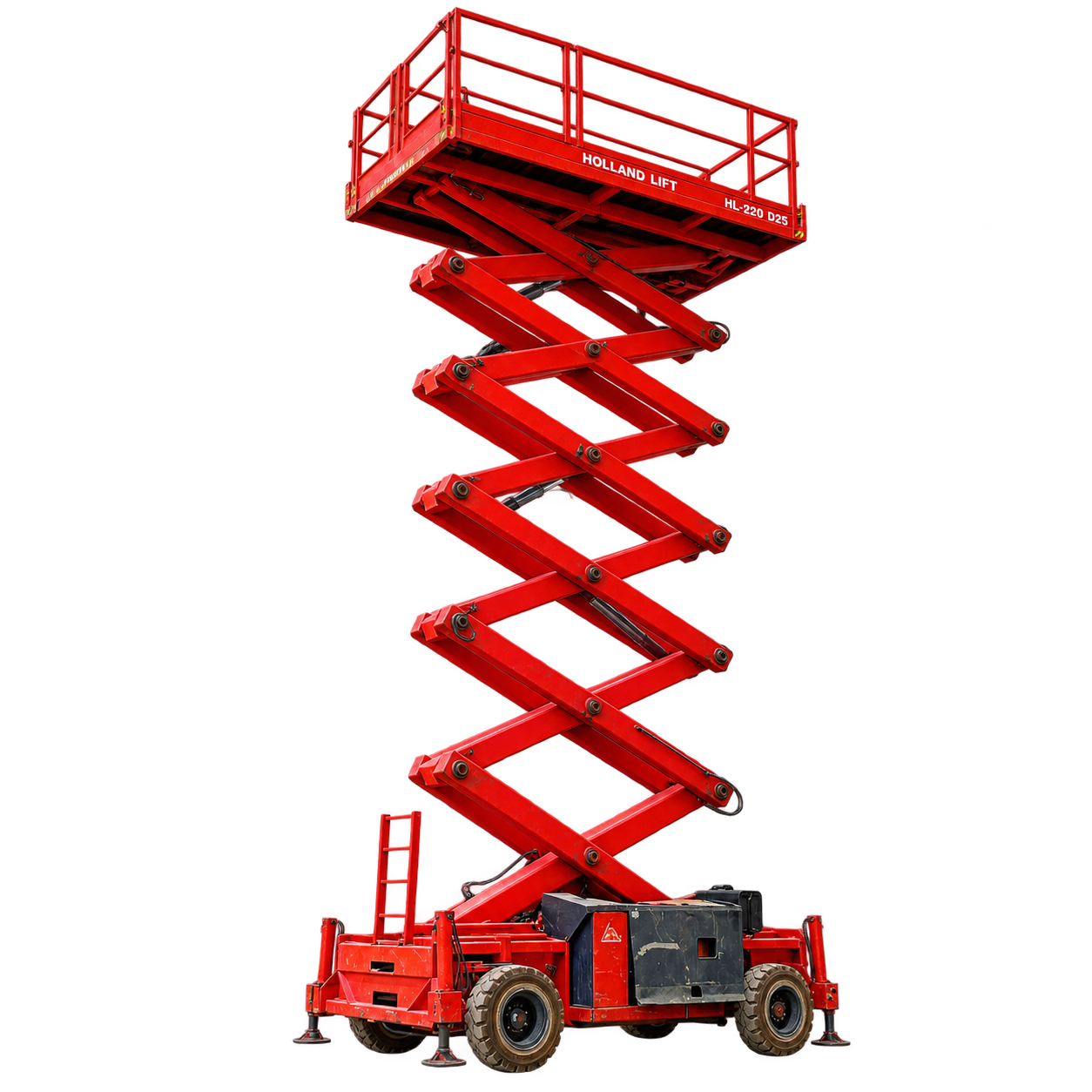 İzmir Kiralık Manlift 17 21,7 metre Dizel Makaslı Platform — Holland Lift HL-220 D25
