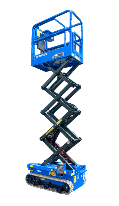 İzmir Kiralık Manlift 47 6,5 metre Akülü Paletli Makaslı Manlift — Sinoboom 0407ET