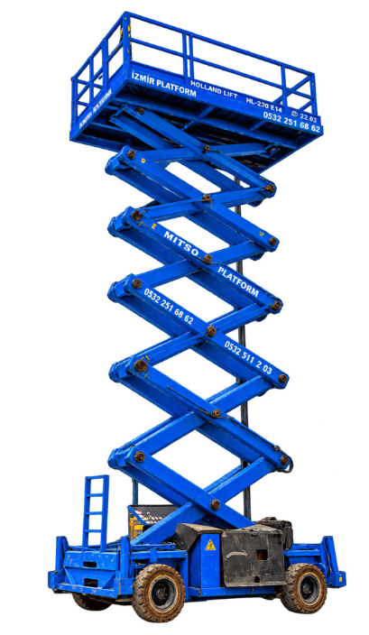 İzmir Kiralık Manlift 23 21,7 metre Dizel Makaslı Platform — Holland Lift HL-220 D25