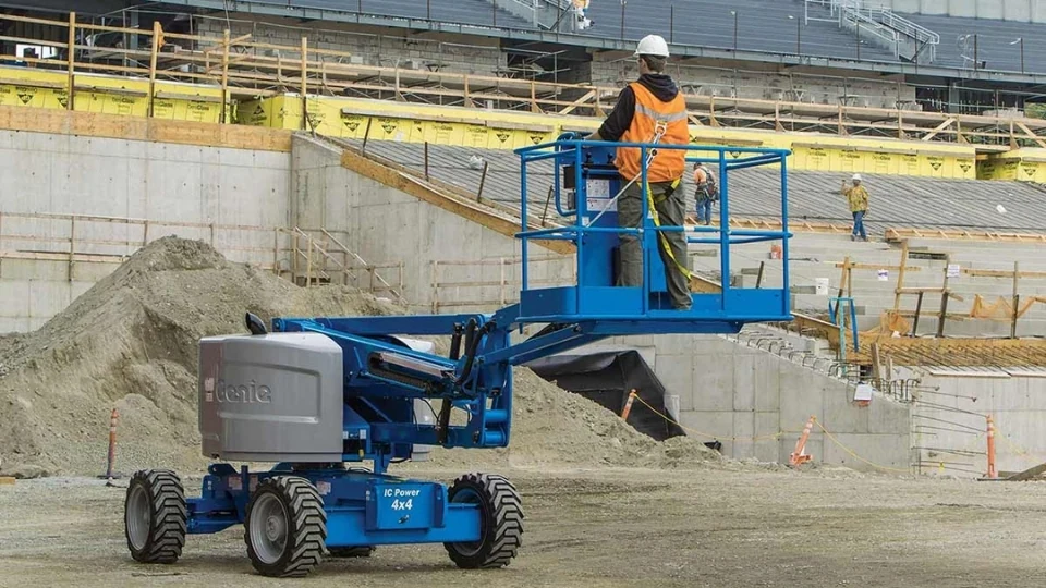 İzmir Kiralık Manlift 28 16,07 metre Dizel Eklemli Platform — Genie Z-45/25J RT