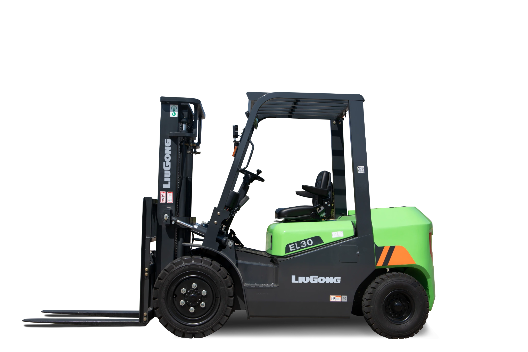 LiuGong CPD30 elektrikli forklift yan görünüm